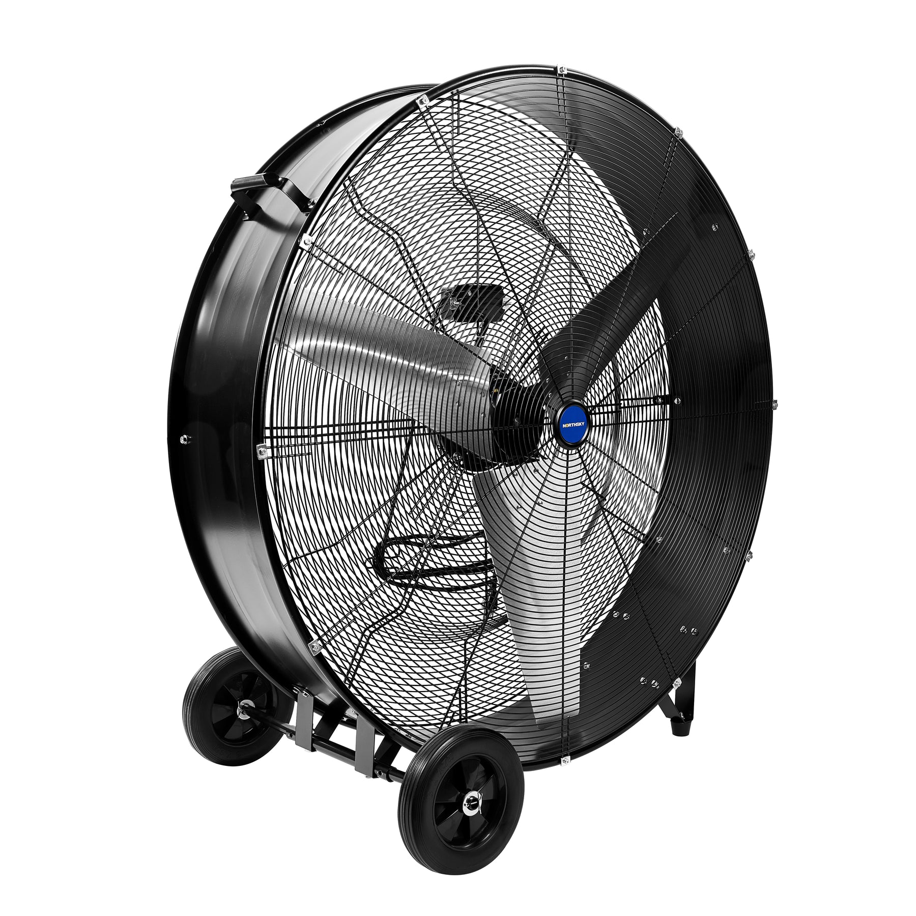 42 in Portable Drum Fan, 30,000 CFM, 2 Speeds, 1/2 HP