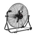 24 in Workstation Floor Fan, 4,950 CFM, 3 Speeds, 1/4 HP