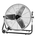 24 in Workstation Floor Fan, 4,950 CFM, 3 Speeds, 1/4 HP