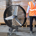 42 in Portable Drum Fan, 30,000 CFM, 2 Speeds, 1/2 HP