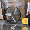 42 in Portable Drum Fan, 30,000 CFM, 2 Speeds, 1/2 HP