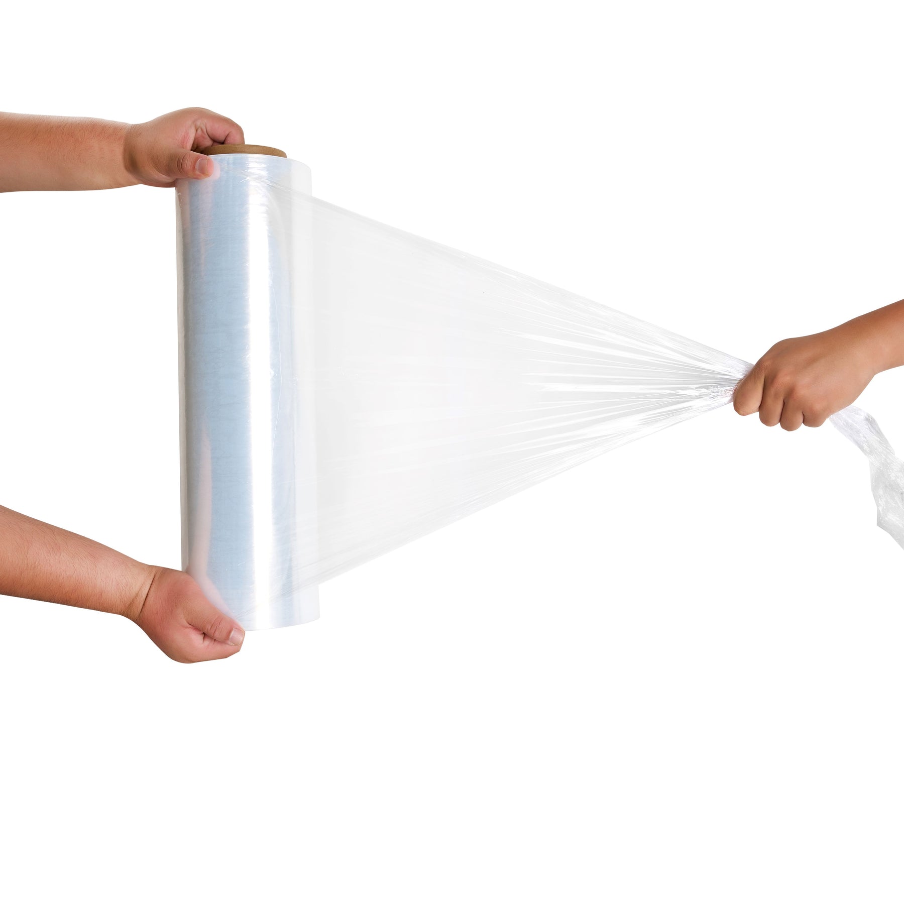 Stretch Wrap Film, Cast, 60 Gauge, 18" x 2000', 4 Rolls