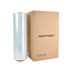 Stretch Wrap Film, Cast, 120 Gauge, 18" x 1000', 4 Rolls