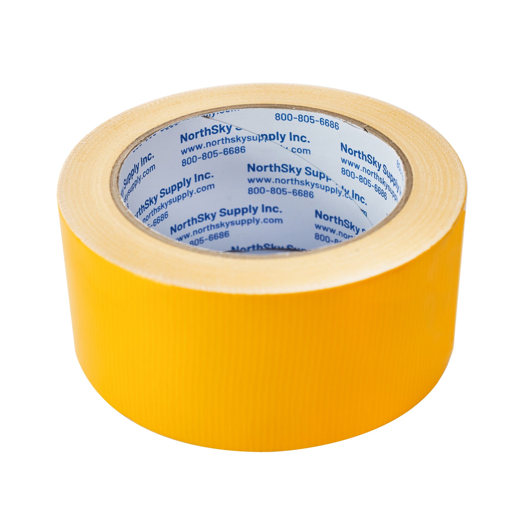 Duct Tape, 2 in × 20 yd, Yellow, 1 Roll