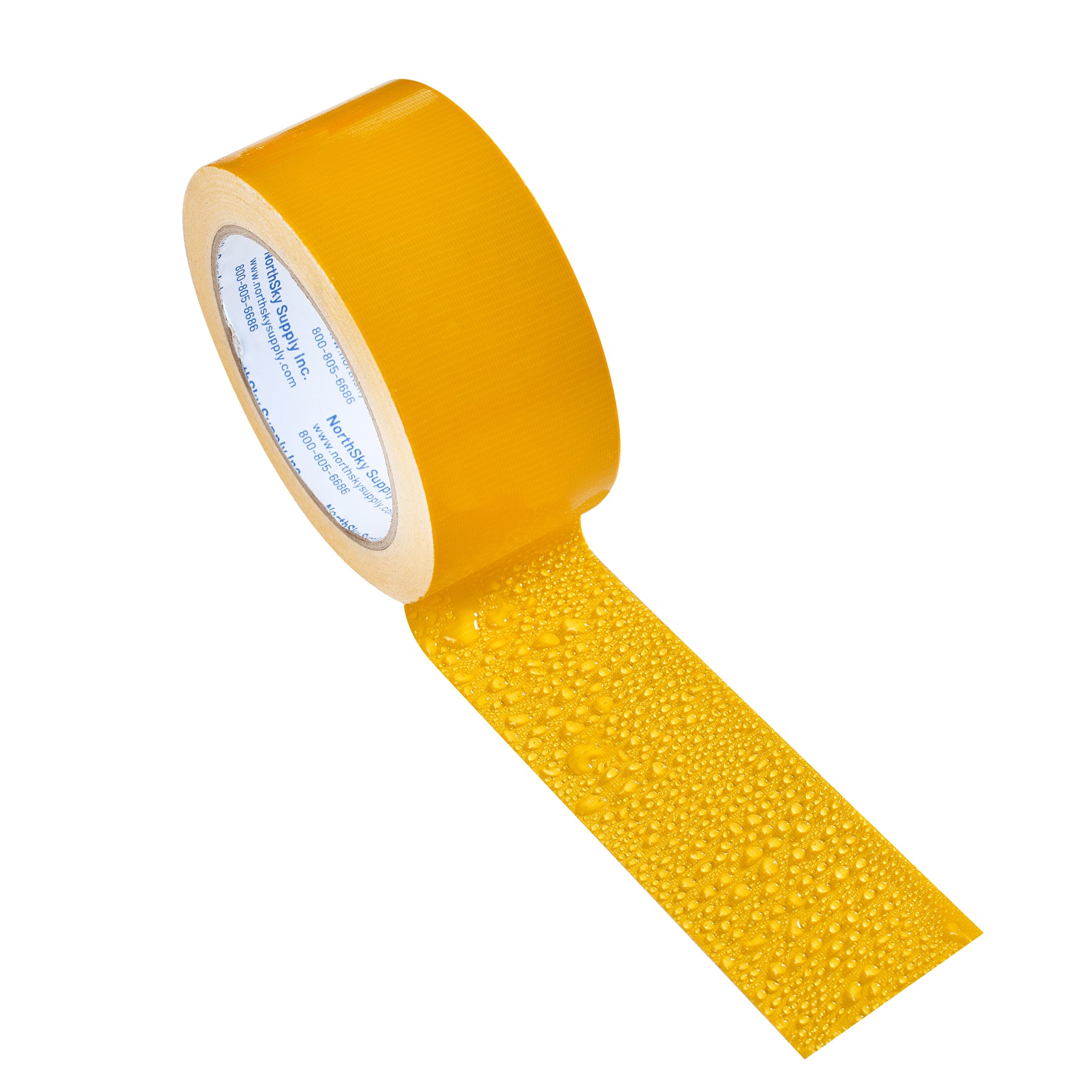 Duct Tape, 2 in × 20 yd, Yellow, 1 Roll