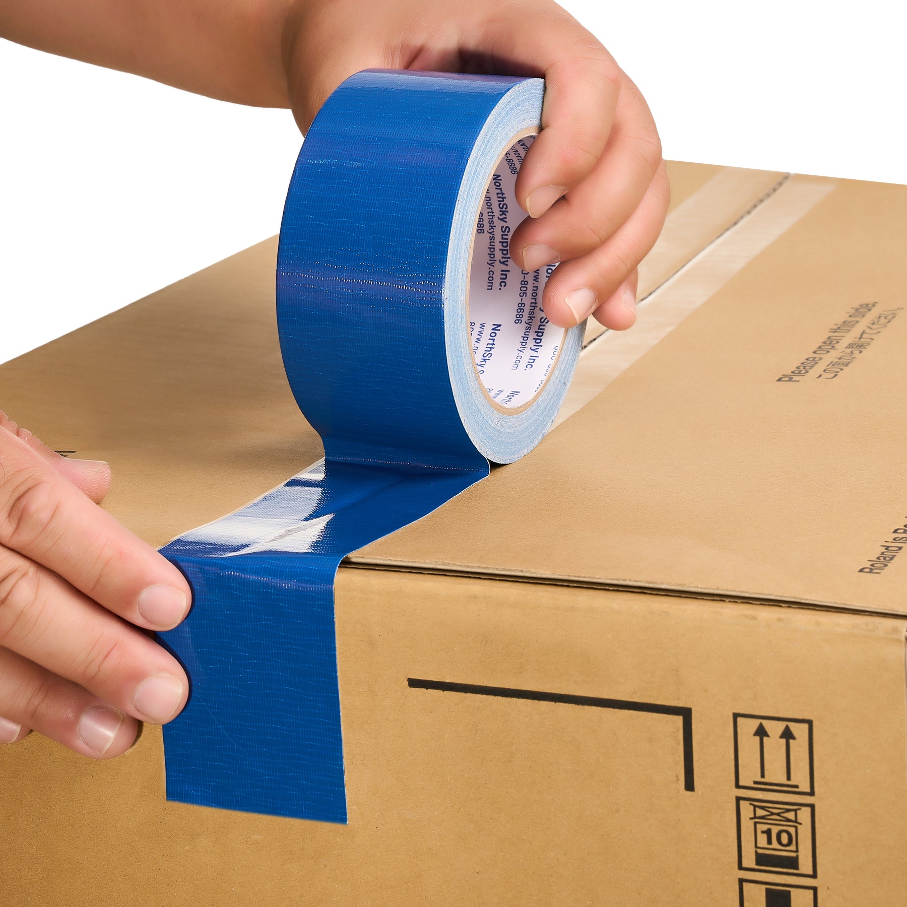 Duct Tape, 2 in × 20 yd, Blue, 1 Roll