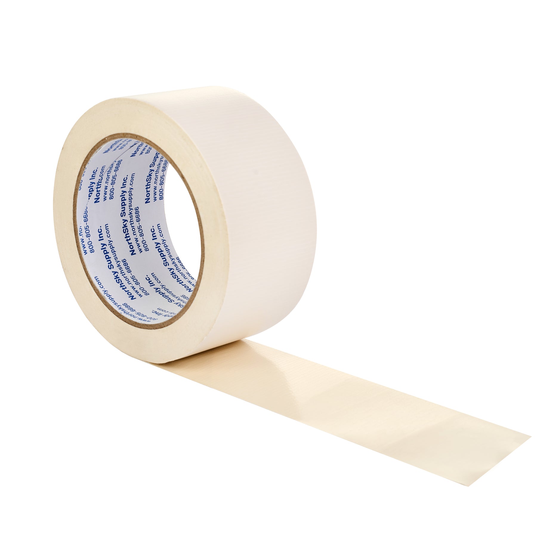 Duct Tape, 2 in × 20 yd, White, 1 Roll
