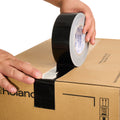 Duct Tape, Heavy Duty, 2 in × 30 yd, Black, 1 Roll