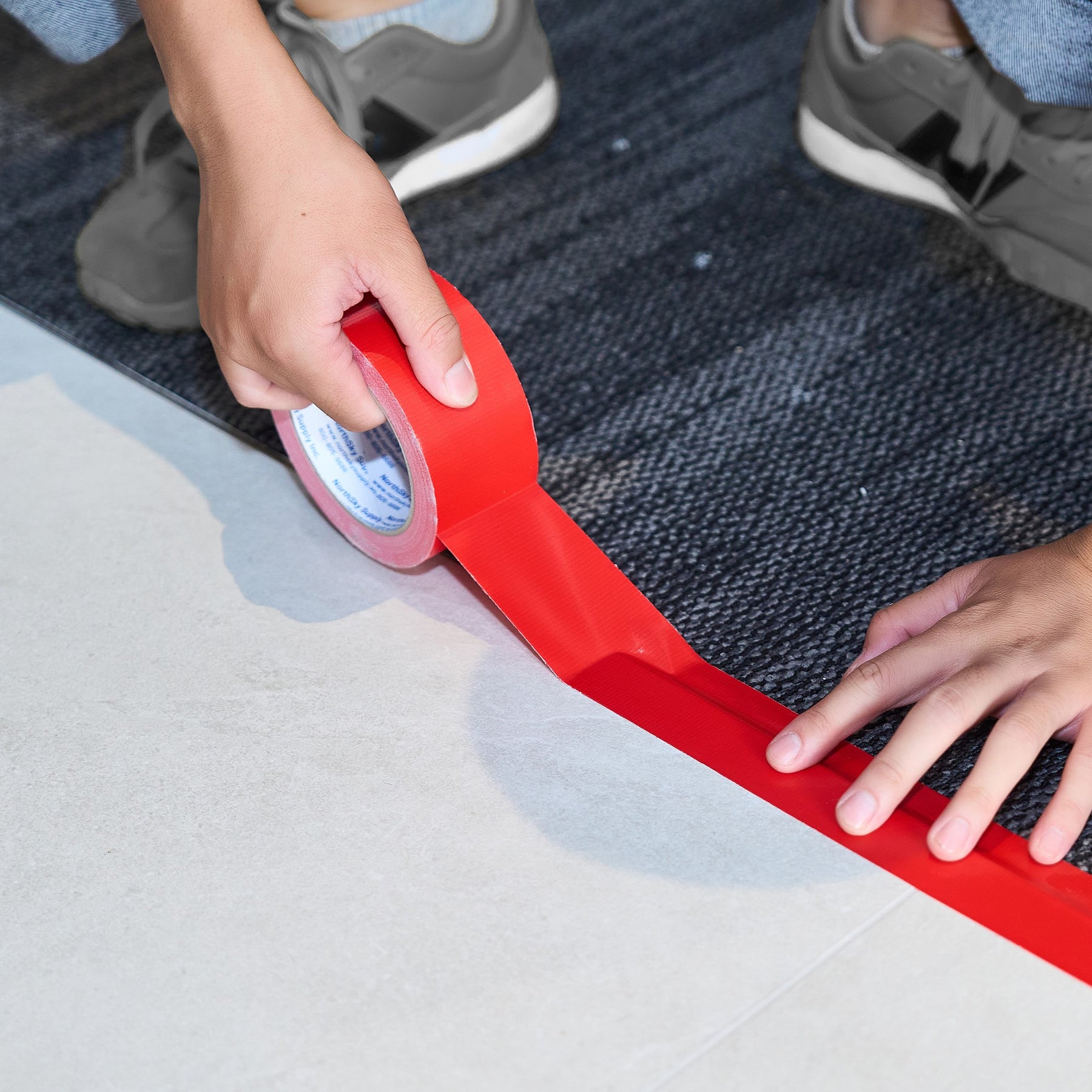 Duct Tape, 2 in × 20 yd, Red, 1 Roll
