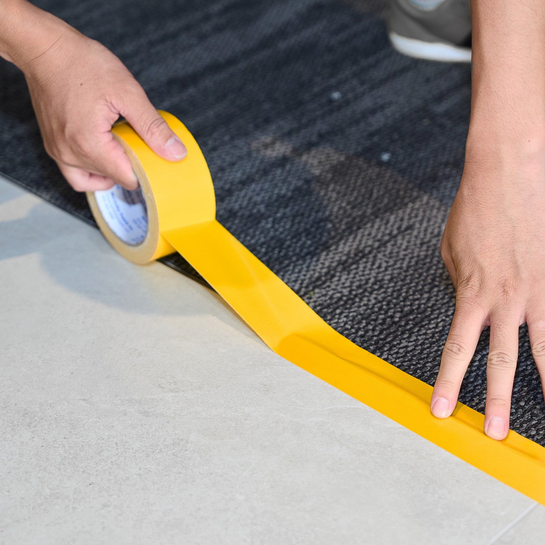 Duct Tape, 2 in × 20 yd, Yellow, 1 Roll