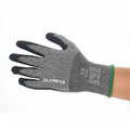 Knit Gloves, Size S, Foam, Gray / Black, Cut Level A3, Abrasion Level 5,