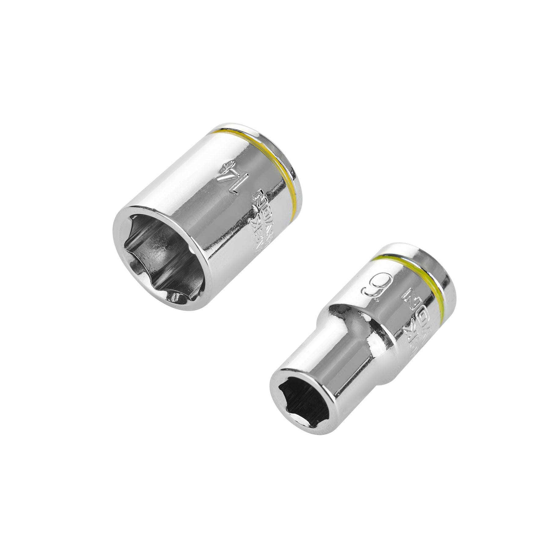 1/4 in Drive Standard Socket Set, 6-Point, Metric/SAE, 27 Piece