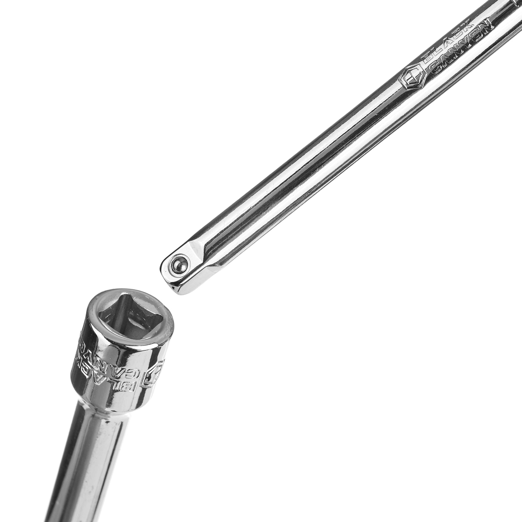 1/4 in Drive Standard Socket Set, 6-Point, Metric/SAE, 53 Piece