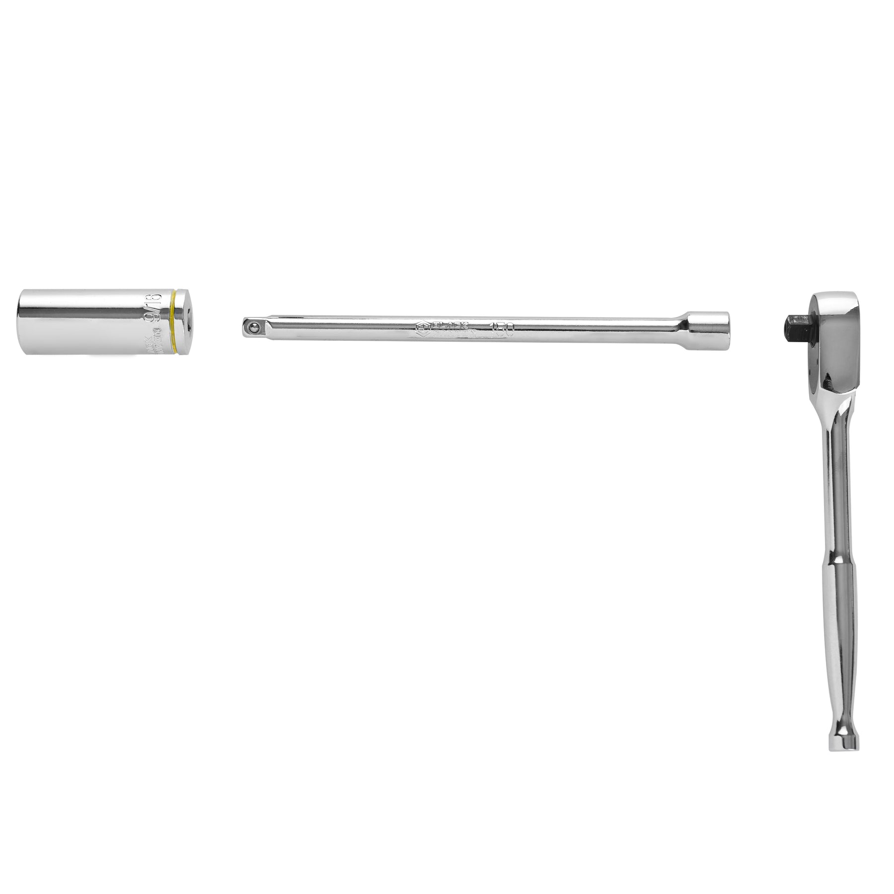 1/4 in Drive Standard Socket Set, 6-Point, Metric/SAE, 53 Piece