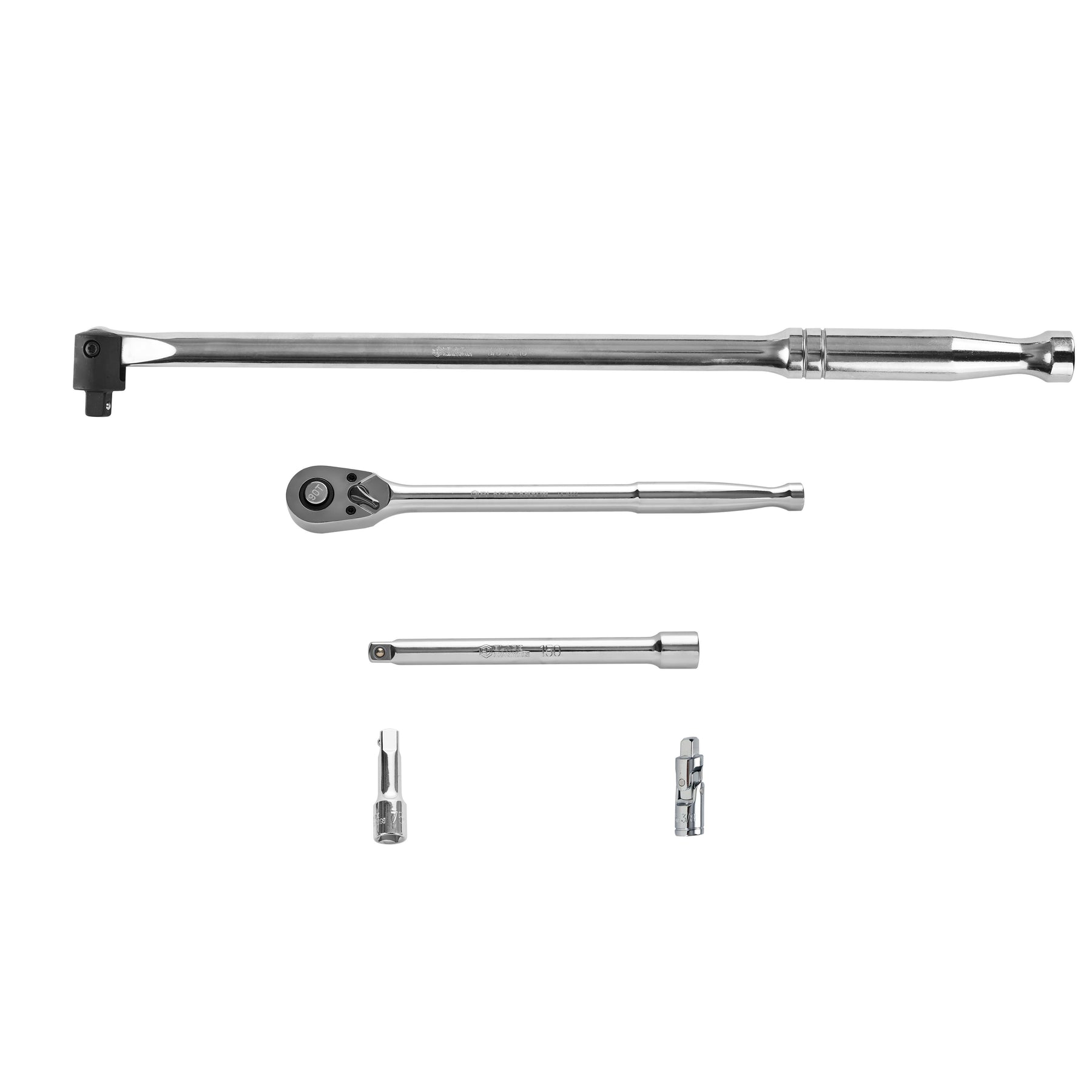 3/8 in Drive Standard Socket Set, 6-Point, Metric/SAE, 73 Piece