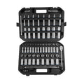 1/2 in Drive Standard Socket Set, 6-Point, Metric/SAE, 84 Piece