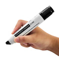 Permanent Marker, Black, 3/4 in Chisel Tip, 6-Pack