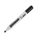 Permanent Marker, Black, 1/4 in Chisel Tip, Pkg of 12