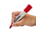 Permanent Marker, Red, 1/2 in Chisel Tip, Pkg of 12