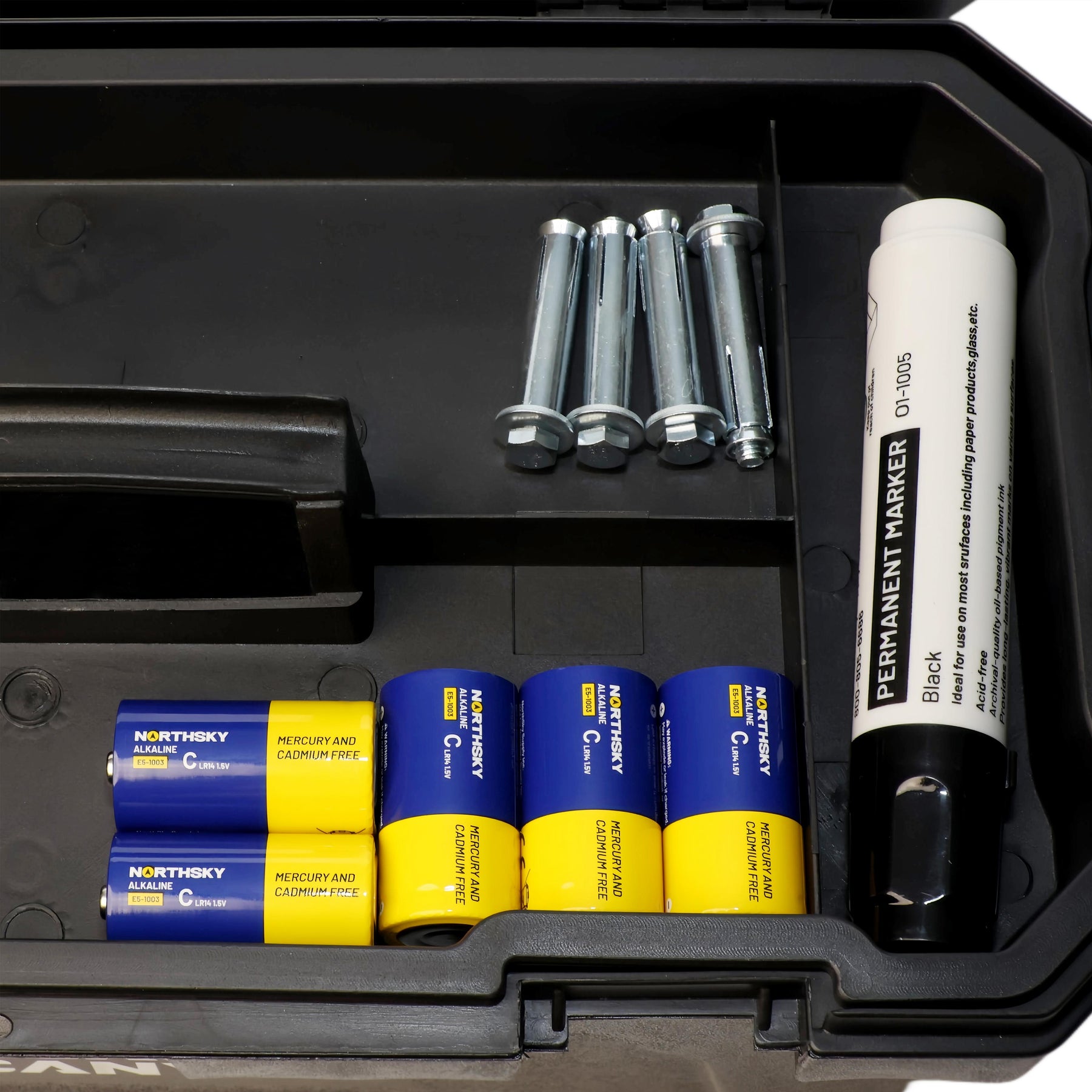 C Alkaline Batteries, 12 Pack