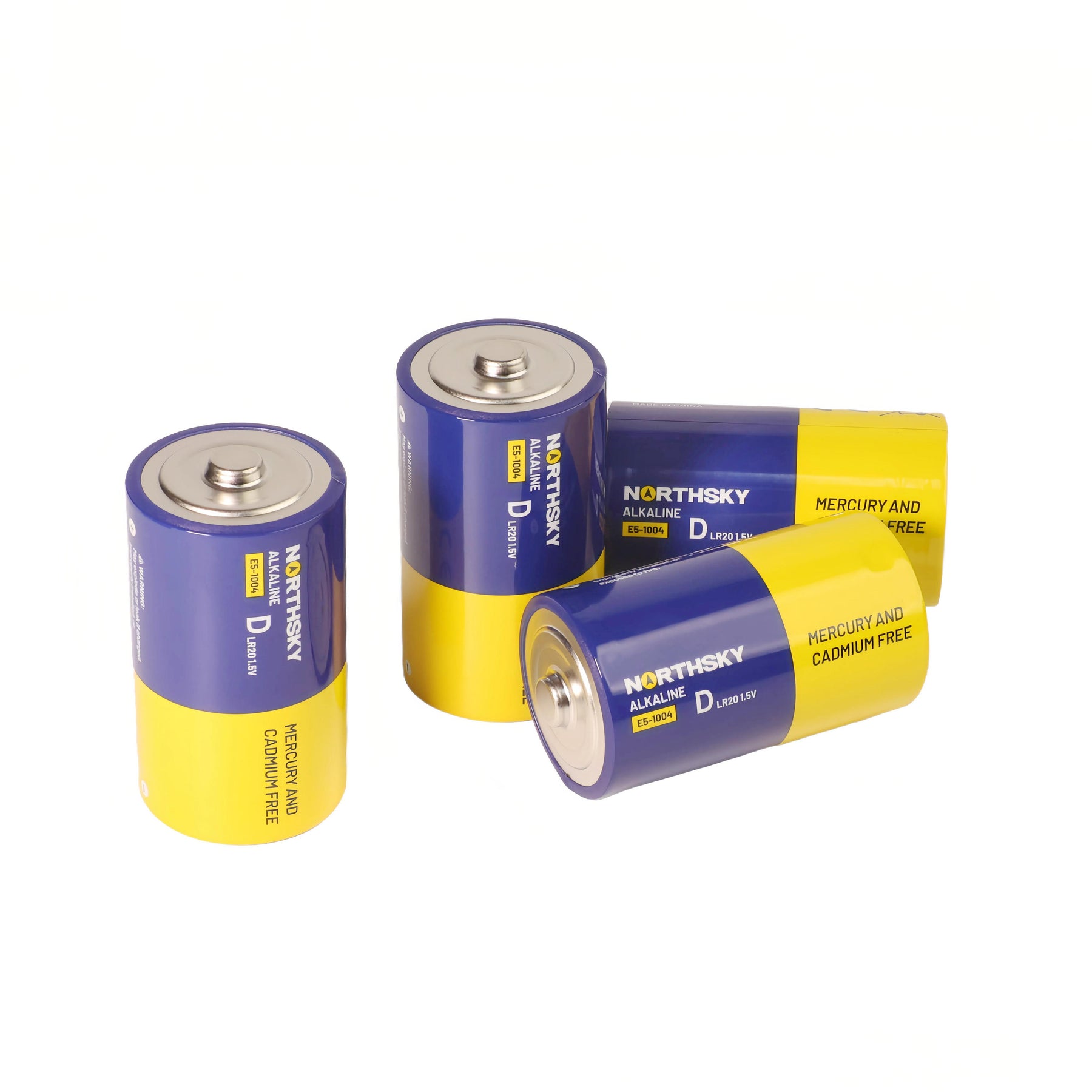 D Alkaline Batteries, 12 Pack