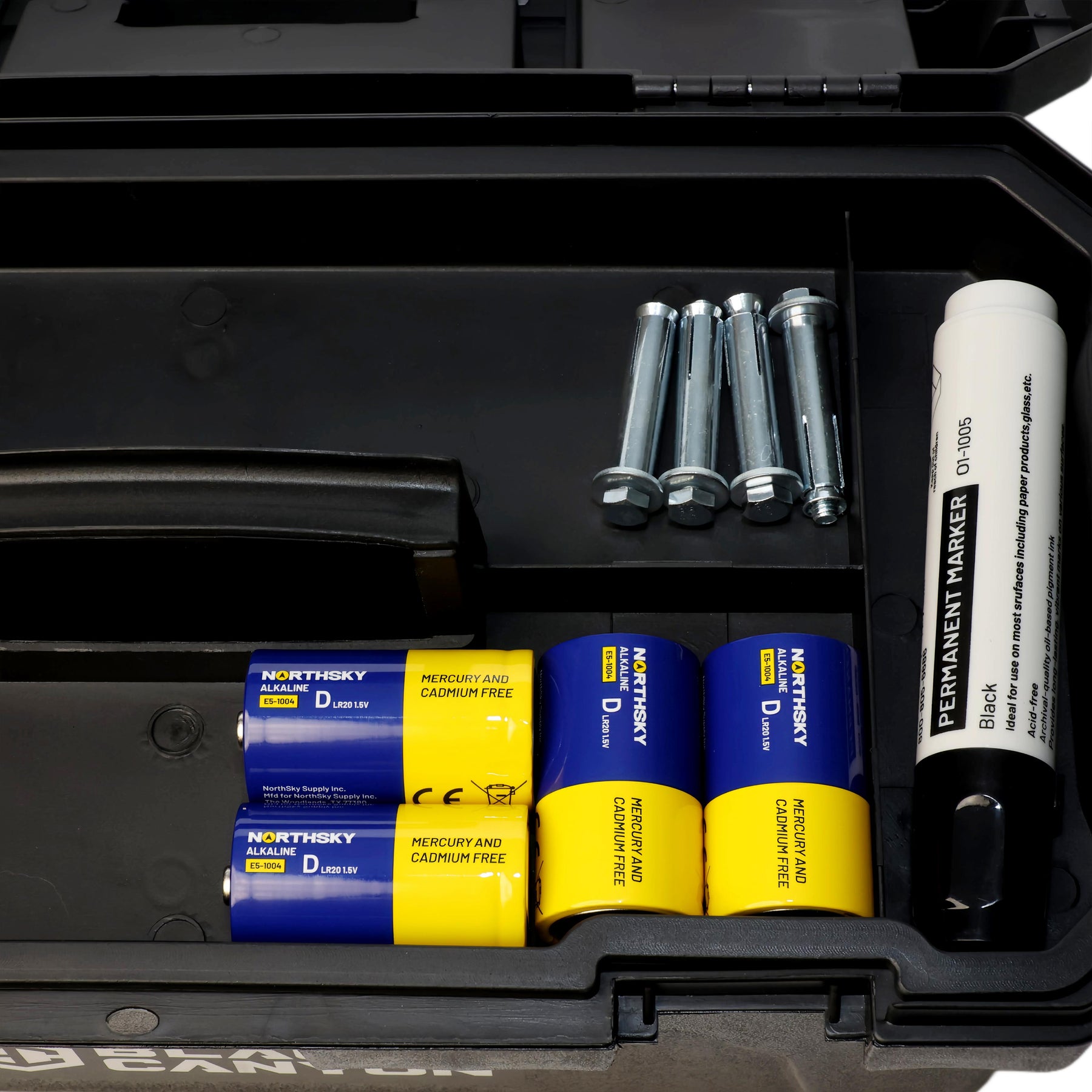 D Alkaline Batteries, 12 Pack