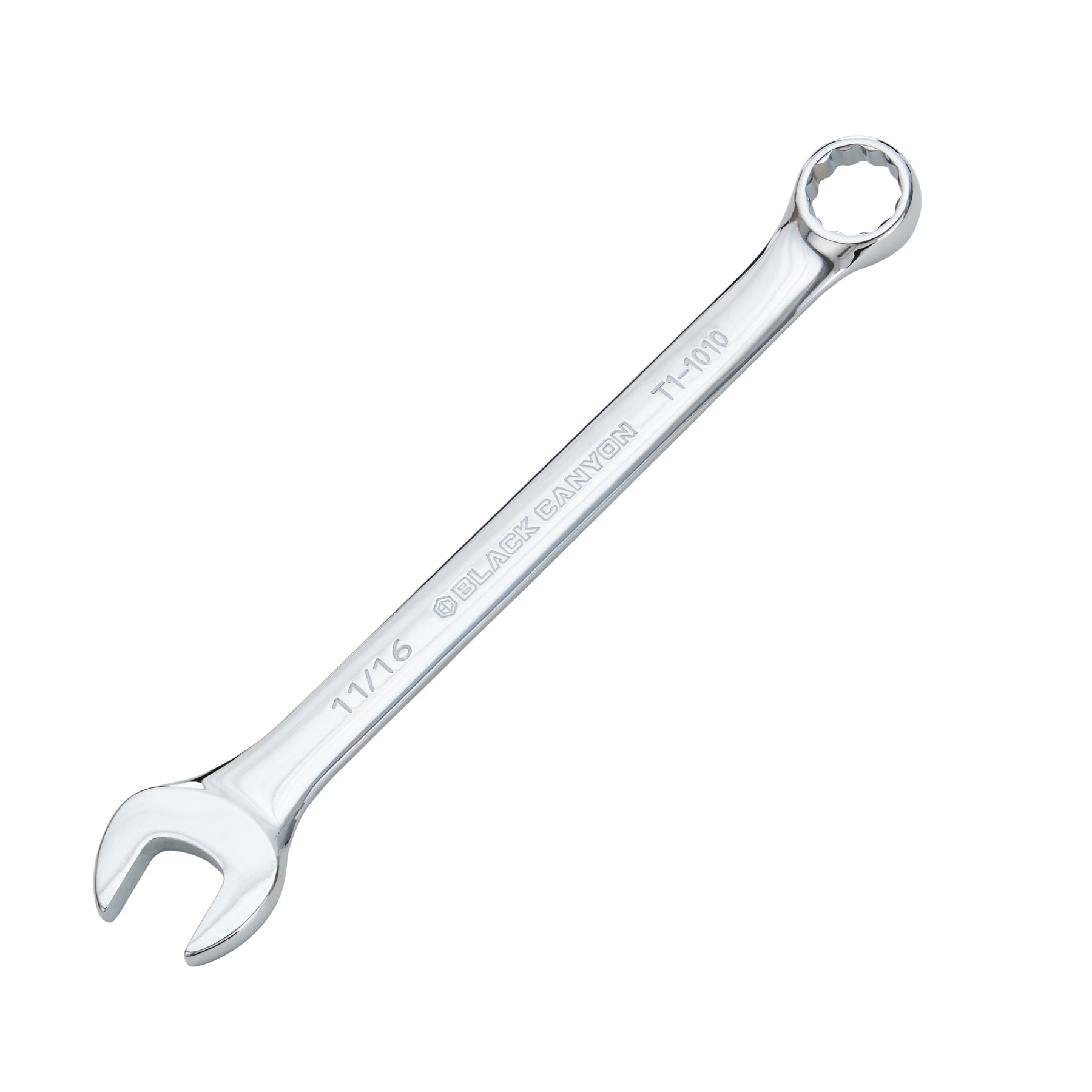 11/16" Combination Wrench, 12-Point Box End & Hex Opening