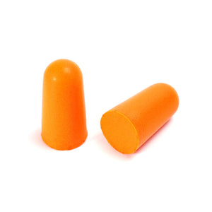 Disposable Foam Earplugs, Bullet Shape, Cordless, 500 pairs