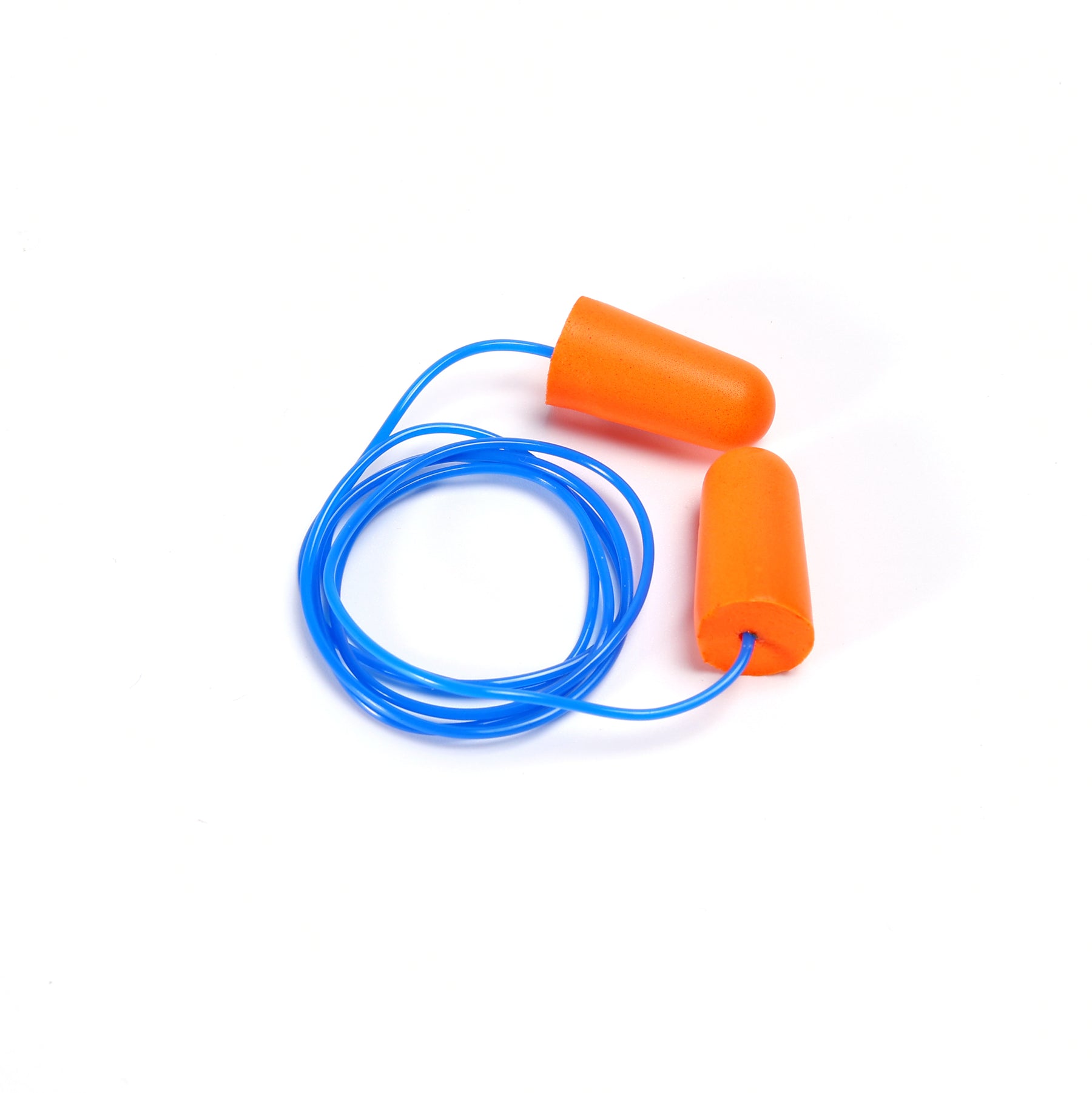Disposable Foam Earplugs, Bullet Shape, Corded, 200 pairs